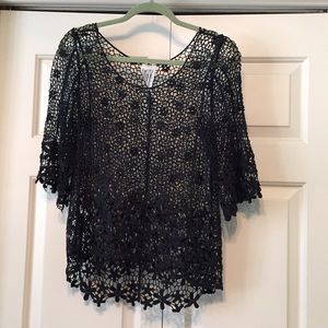 Free People Lace Top